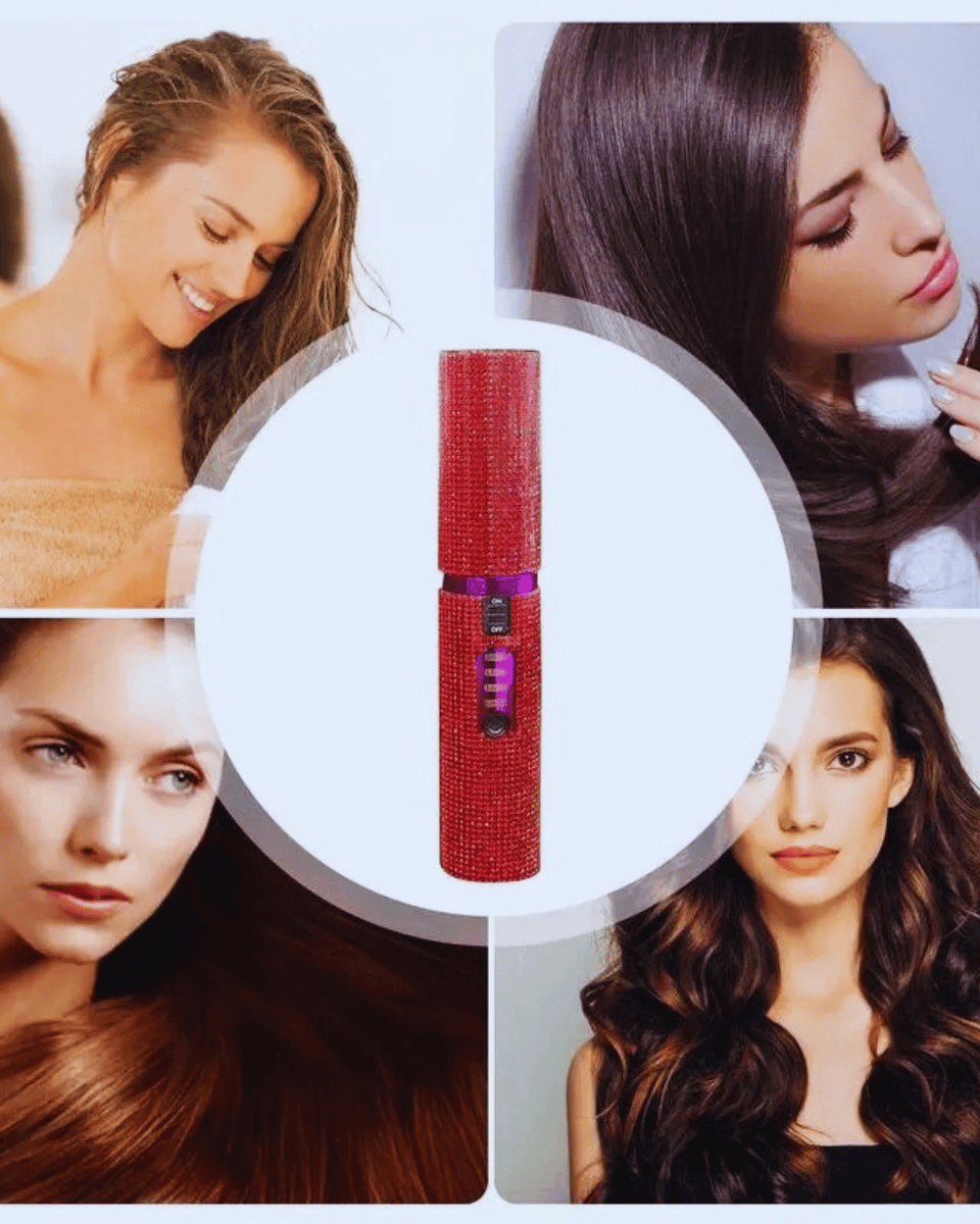 GlowQuartz Cordless Hair Straightener