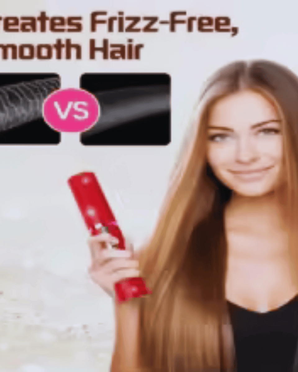 GlowQuartz Cordless Hair Straightener