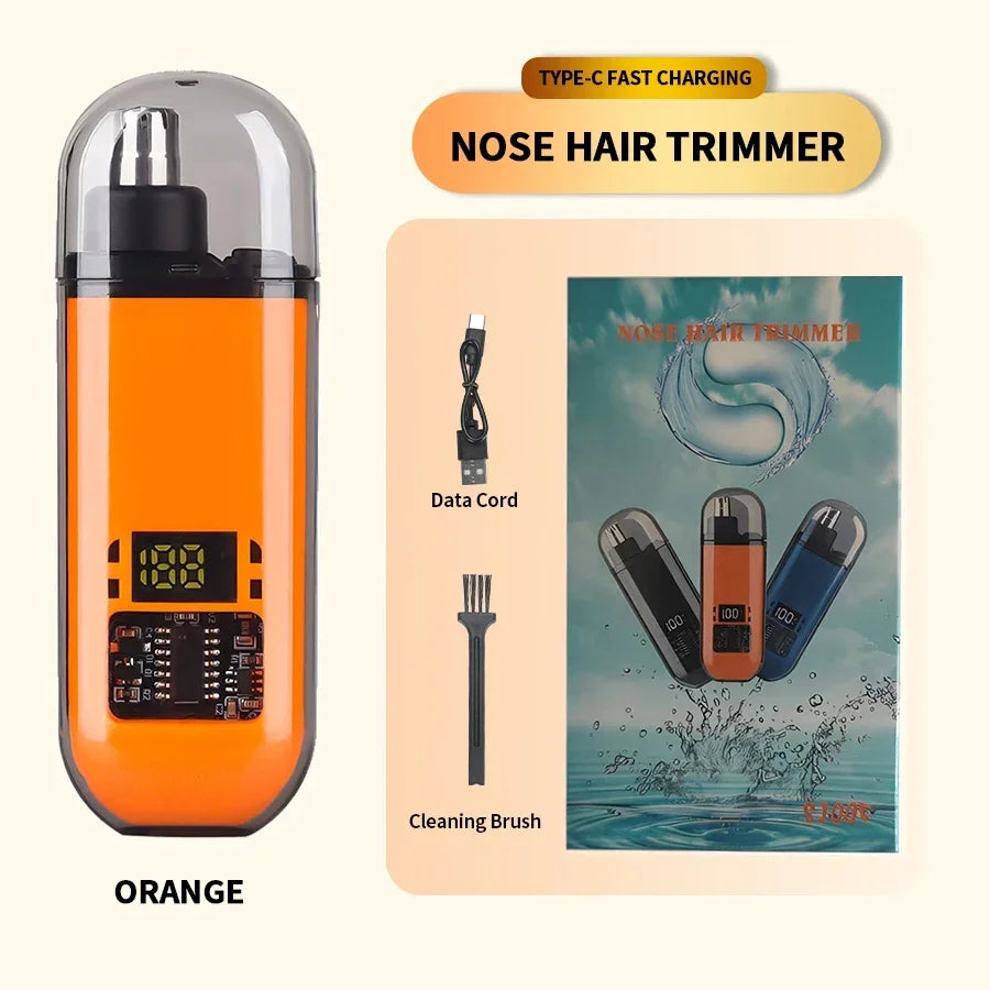 2-in-1 Portable Electric Nose Hair Trimmer