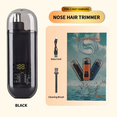 2-in-1 Portable Electric Nose Hair Trimmer