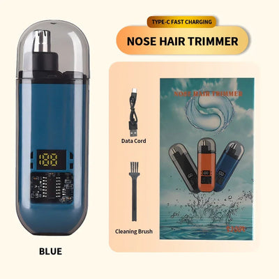 2-in-1 Portable Electric Nose Hair Trimmer